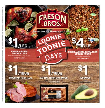 Freson Bros. Flyer March 19 to 25