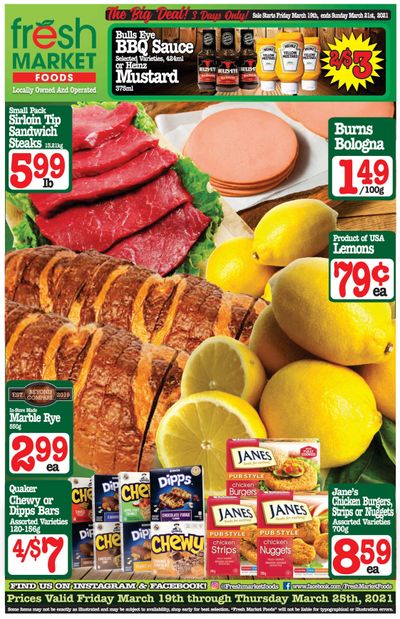 Fresh Market Foods Flyer March 19 to 25