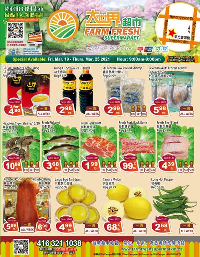 Farm Fresh Supermarket Flyer March 19 to 25