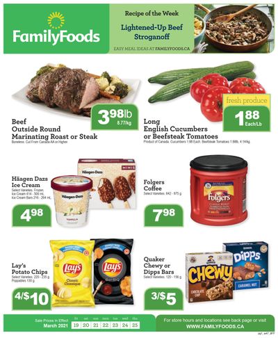 Family Foods Flyer March 19 to 25