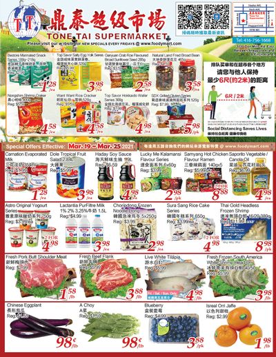 Tone Tai Supermarket Flyer March 19 to 25