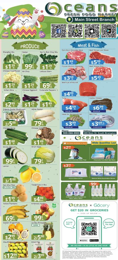 Oceans Fresh Food Market (Mississauga) Flyer March 19 to 25