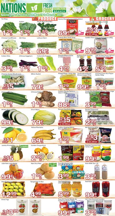 Nations Fresh Foods (Hamilton) Flyer March 19 to 25