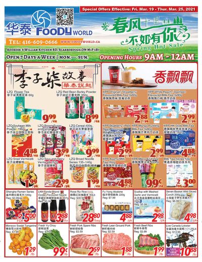 Foody World Flyer March 19 to 25