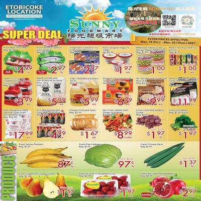 Sunny Foodmart (Etobicoke) Flyer March 19 to 25