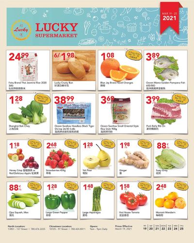 Lucky Supermarket (Edmonton) Flyer March 19 to 25