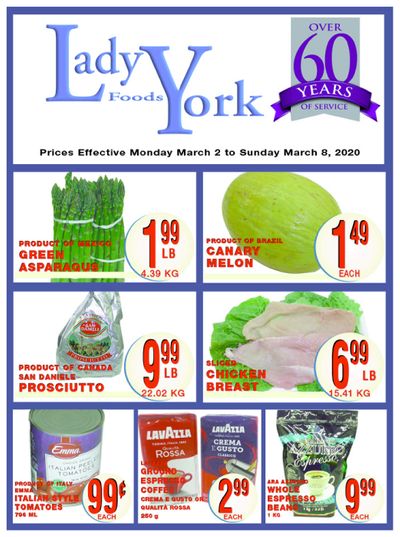 Lady York Foods Flyer March 2 to 8
