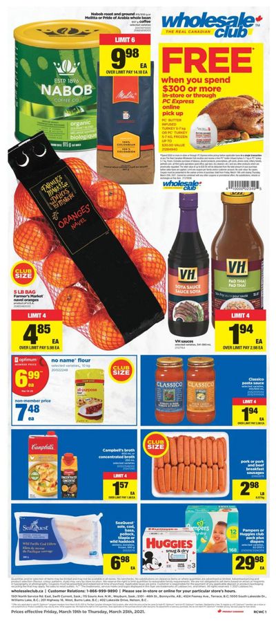 Real Canadian Wholesale Club Flyer March 19 to 25
