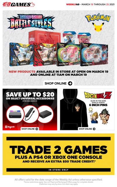 EB Games Flyer March 19 to 25