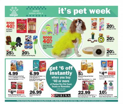 Meijer (IL, IN, KY, MI, OH, WI) Weekly Ad Flyer March 21 to March 27