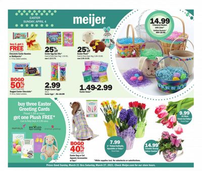 Meijer (IL, IN, KY, MI, OH, WI) Weekly Ad Flyer March 21 to March 27