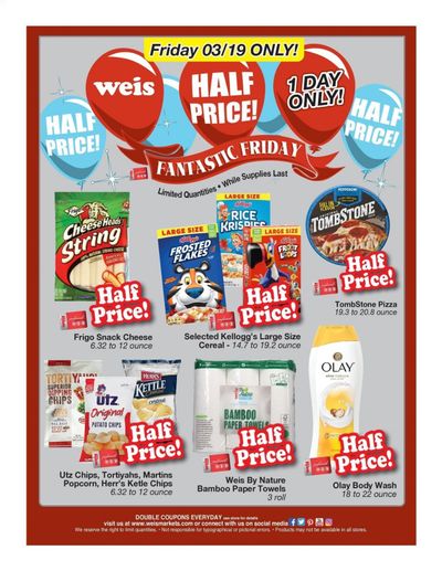 Weis Weekly Ad Flyer March 19 to March 19