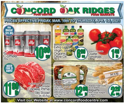 Concord Food Centre & Oak Ridges Food Market Flyer March 19 to April 1