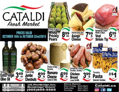 Cataldi Fresh Market Flyer October 16 to 22