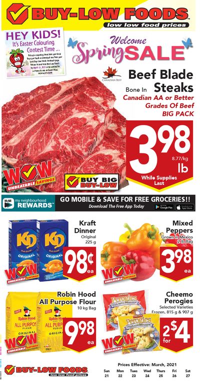 Buy-Low Foods Flyer March 21 to 27