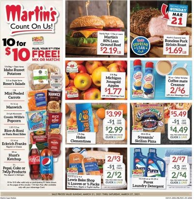 Martin’s Weekly Ad Flyer March 21 to March 27