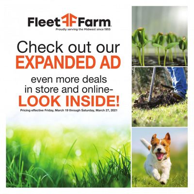 Fleet Farm Weekly Ad Flyer March 19 to March 27