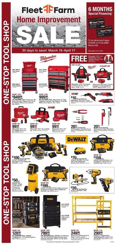 Fleet Farm Weekly Ad Flyer March 19 to April 17