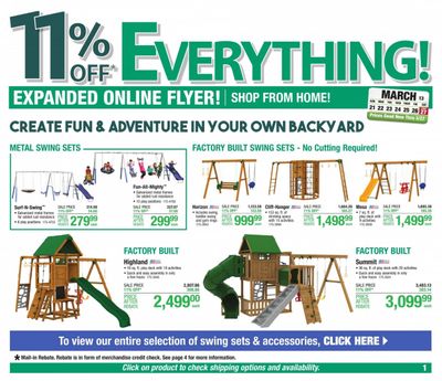 Menards Weekly Ad Flyer March 18 to March 27