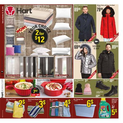 Hart Stores Flyer October 16 to 22