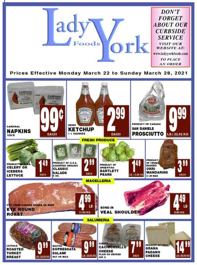 Lady York Foods Flyer March 22 to 28