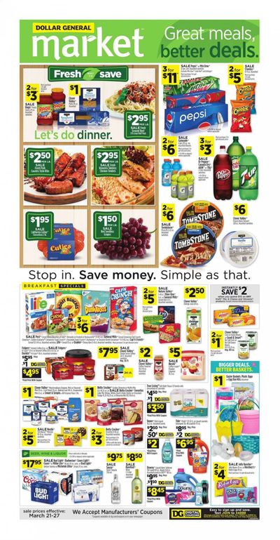 Dollar General (NV) Weekly Ad Flyer March 21 to March 27