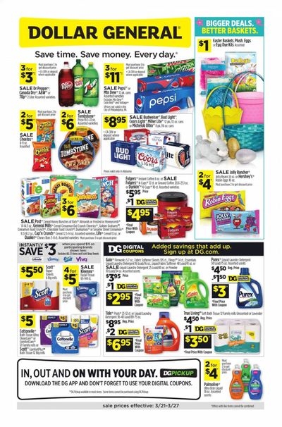 Dollar General (AL) Weekly Ad Flyer March 21 to March 27