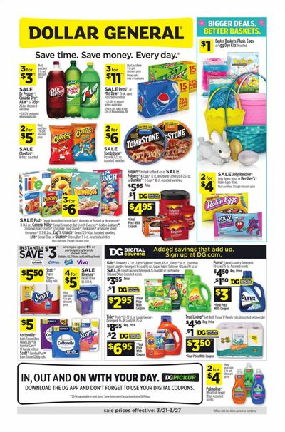 Dollar General (LA) Weekly Ad Flyer March 21 to March 27