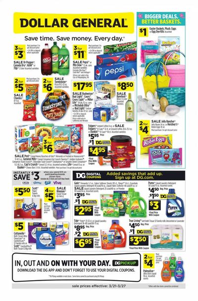 Dollar General (CA, NV) Weekly Ad Flyer March 21 to March 27