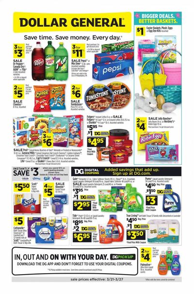 Dollar General Weekly Ad Flyer March 21 to March 27