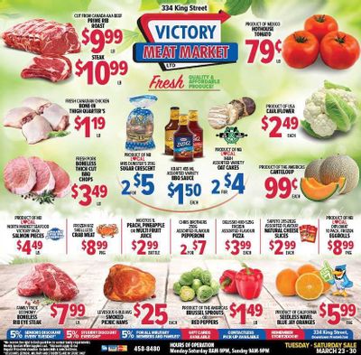 Victory Meat Market Flyer March 23 to 30