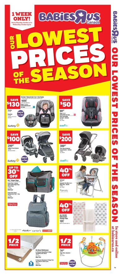Babies R Us Flyer October 17 to 23