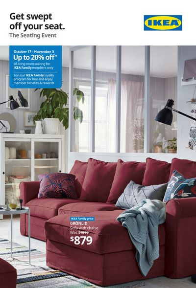 Ikea The Seating Event Flyer October 17 to November 3