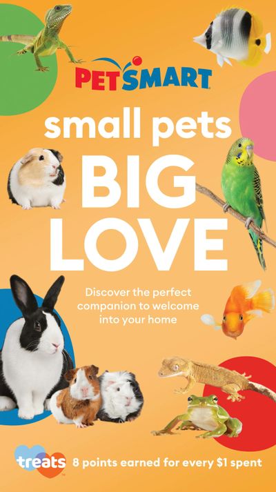 PetSmart Small Pets Big Love Flyer March 22 to April 11