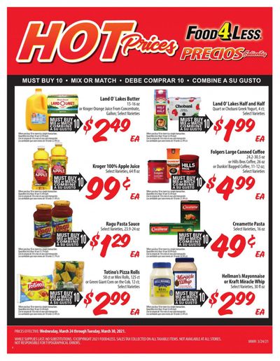 Food 4 Less (IL) Weekly Ad Flyer March 24 to March 30