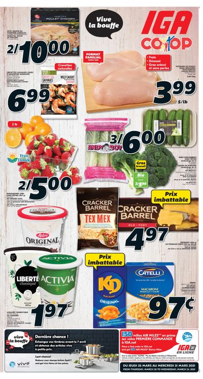 IGA (NB) Flyer March 25 to 31