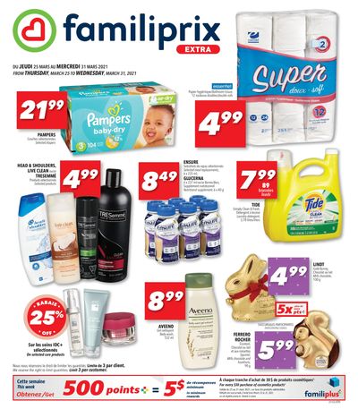 Familiprix Extra Flyer March 25 to 31
