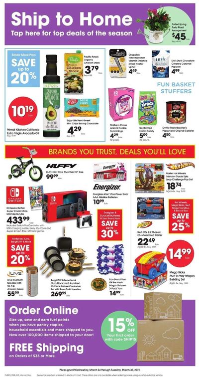 Smith's (AZ, ID, MT, NM, NV, UT, WY) Weekly Ad Flyer March 24 to March 30