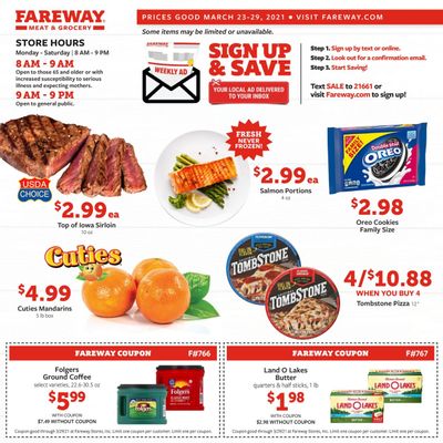 Fareway (IA, IL, MN, MO, NE, SD) Weekly Ad Flyer March 23 to March 29