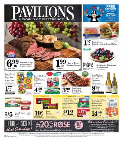Pavilions (CA) Weekly Ad Flyer March 24 to March 30