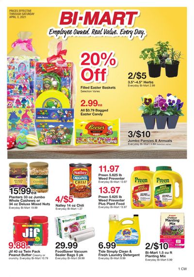 Bi-Mart Weekly Ad Flyer March 23 to April 3