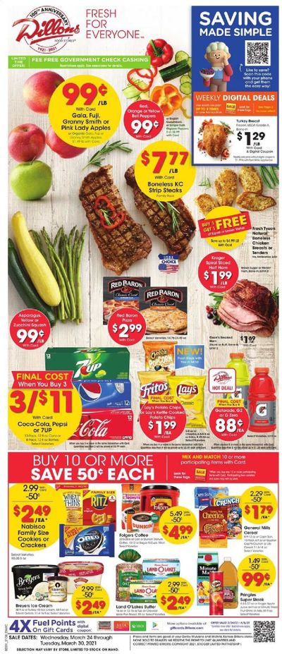 Dillons (KS) Weekly Ad Flyer March 24 to March 30