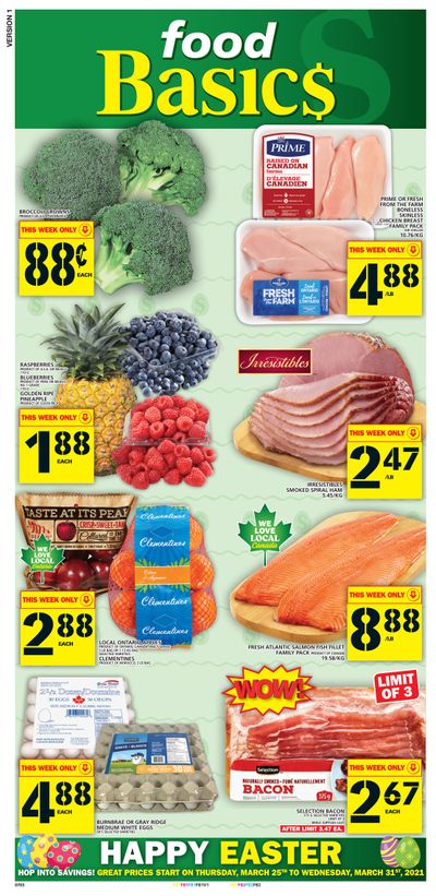 Food Basics Flyer March 25 to 31