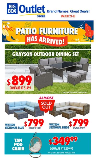 Big Box Outlet Store Flyer March 24 to 30