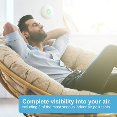Airthings Wave Plus Indoor Air Quality Monitor with Radon Detection – Free App & Web Dashboard – Easy-to-Use – Radon, Tvocs, Co2, Temperature, Humidity & Air Pressure – Bluetooth – Battery Operated on Sale for $ 269.99 (Save $ 53.47) at Amazon Canada