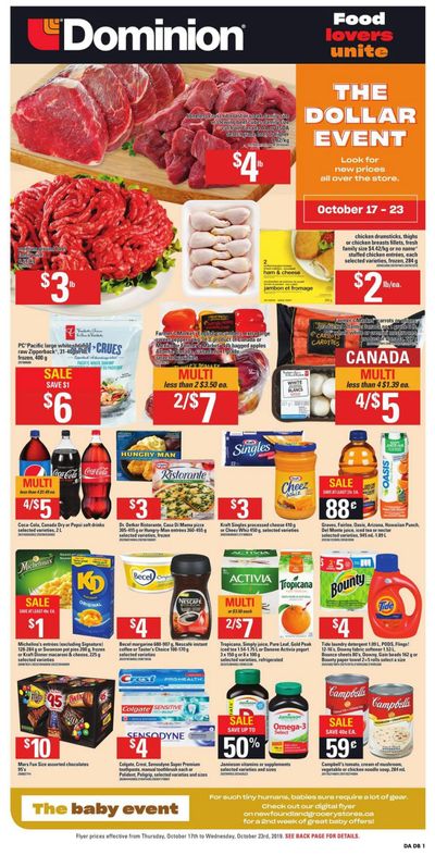 Dominion Flyer October 17 to 23