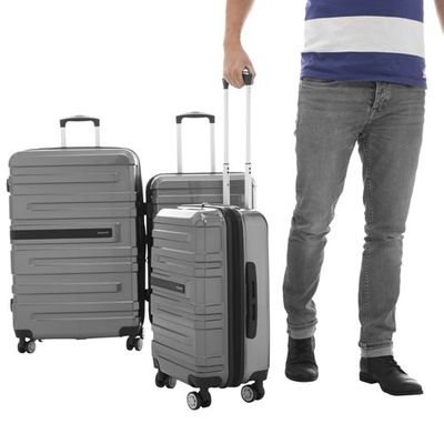 Samsonite McGrath 3-Piece Hard Side Expandable Luggage Set Silver on Sale for $299.99 (Save $300.00) at Best Buy Canada