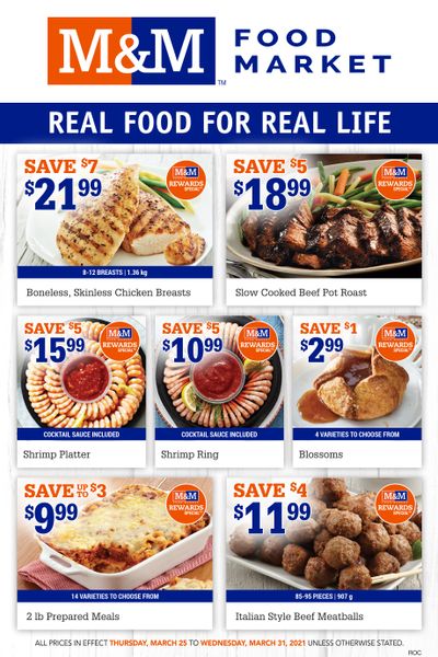 M&M Food Market (SK, MB, NS, NB) Flyer March 25 to 31