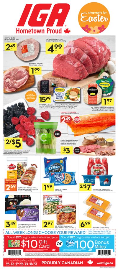 IGA (West) Flyer March 25 to 31