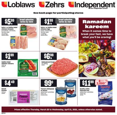 Independent Grocer (ON) Ramadan Flyer March 25 to April 21